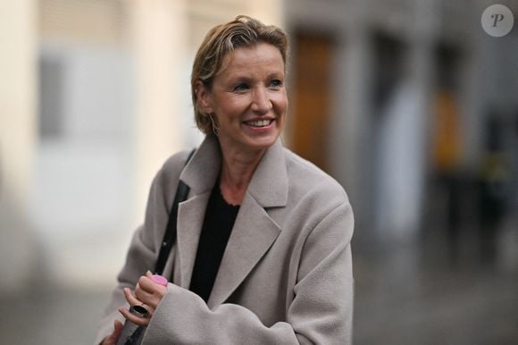 Alexandra Lamy arrivant à la Masterclass de Vanessa Paradis lors du 16e Festival du film Lumière à Lyon, France, le 13 octobre 2024. Photo by Julien Reynaud/APS-Medias/ABACAPRESS.COM