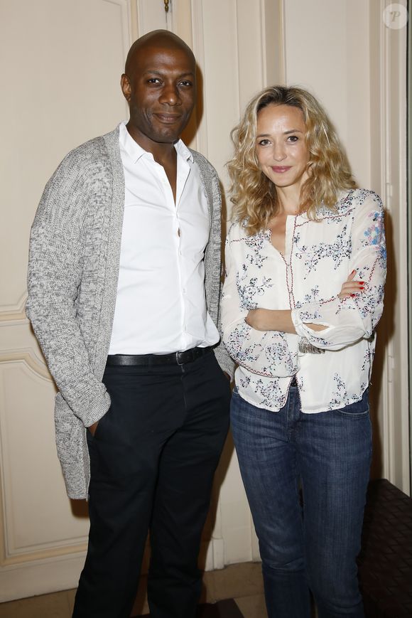 Harry Roselmack, Hélène de Fougerolles lors du dîner de gala caritatif pour l'association "Autistes Sans Frontières" à l'hôtel Marcel Dassault à Paris, le 14 juin 2018.
Photo par Marc Ausset-Lacroix/Bestimage