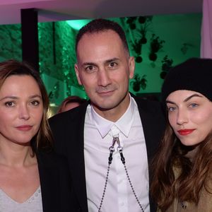 Sandrine Quétier, Jean-Michel Karam et Paloma Coquant - Soirée de lancement d'un e-shop Ieva (un pop-up store 38 rue Sainte-Croix-de-la-Bretonnerie) à Paris, France, le 31 janvier 2019. © Rachid Bellak/Bestimage