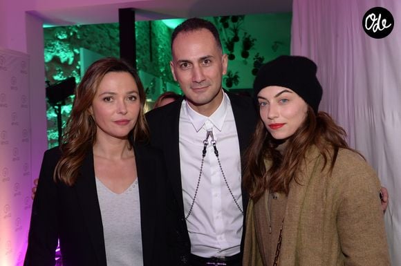 Sandrine Quétier, Jean-Michel Karam et Paloma Coquant - Soirée de lancement d'un e-shop Ieva (un pop-up store 38 rue Sainte-Croix-de-la-Bretonnerie) à Paris, France, le 31 janvier 2019.  © Rachid Bellak/Bestimage