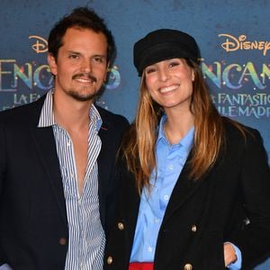 Juan Arbelaez et sa femme Laury Thilleman (Miss France 2011) - Avant-première du film "Encanto" de Disney au Grand Rex à Paris le 19 novembre 2021. © Veeren/Bestimage