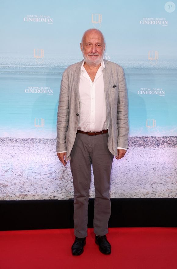 François Berléand - Tapis rouge de la soirée d'ouverture de la 7ème édition du festival Cineroman à Nice le 29 septembre 2025. © Dominique Jacovides - Bruno Bebert / Bestimage