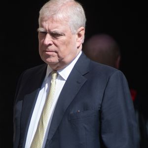 Prince Andrew - Le Duc d'York arrive pour un service de Pâques à la chapelle St. George, château de Windsor, Londres, Angleterre, Royaume-Uni, le dimanche 20 avril 2025. Photo by Justin Ng /Avalon/ABACAPRESS.COM