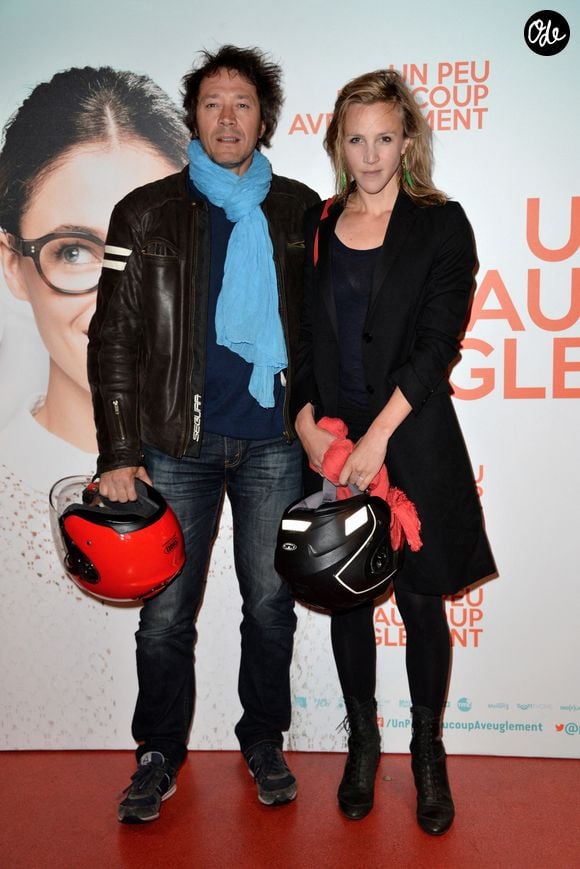 Bruno Debrandt et Marie Kremer au cinéma Gaumont Opéra à Paris, le 4 mai 2015. Photo de Nicolas Briquet/ABACAPRESS.COM