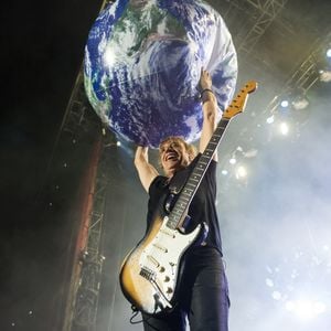 Jean-Louis Aubert, Richard Kolinka et Louis Bertignac des Insus se produisent en concert au Paléo Festival de Nyon, en Suisse, le 22 juillet 2016. Photo by Loona/ABACAPRESS.COM