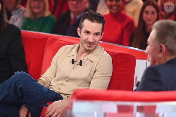 Lors de l'enregistrement de l'émission "Vivement dimanche" au studio Rive Gauche, présentée par M.Drucker avec une diffusion sur France 3 le 8 mars 2026, à Paris, France, le 25 février 2026. © Guillaume Gaffiot/Bestimage