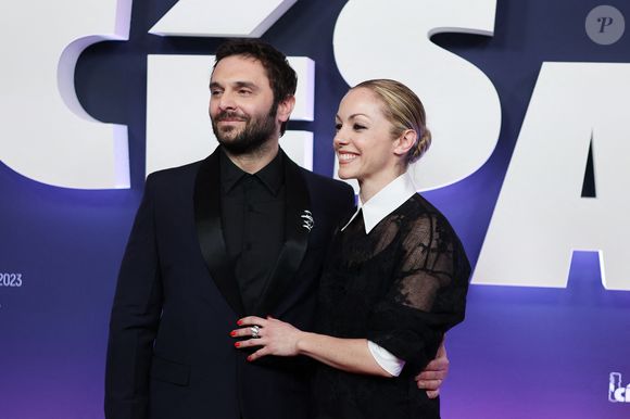 Pio Marmai et sa compagne Charlotte Ranson au photocall de la 48ème cérémonie des César à l’Olympia à Paris le 24 février 2023
© Dominique Jacovides / Olivier Borde / Bestimage