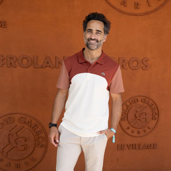 Florent Peyre au village lors des Internationaux de France de Tennis de Roland Garros 2025. Paris, le 30 mai 2025. 
© Moreau / Jacovides / Bestimage