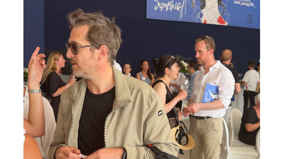 Guillaume Canet Les célébrités au Jumping Longines à Paris, France, le 20 juin 2025