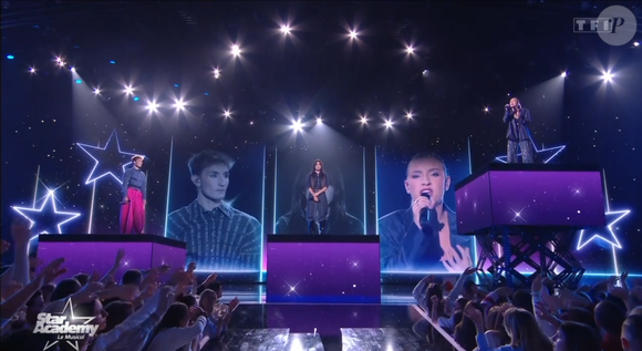 Battle du top 3 dans la Star Academy - capture d'écran TF1