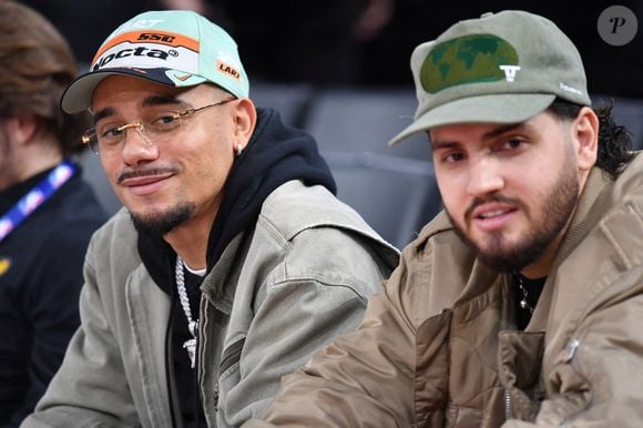 Mister V lors du match "San Antonio Spurs - Pacers Indiana (98-136)" dans le cadre des NBA Paris Games 2025 à l'Accord Arena Bercy à Paris, le 26 janvier 2025.
© Ramsamy Veeren/Bestimage