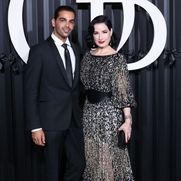 Christophe Licata et Dita Von Teese assistent au Gala d'ouverture de la saison à l'Opéra Garnier à Paris, France, le 24 septembre 2021. Photo by Jerome Domine/ABACAPRESS.COM