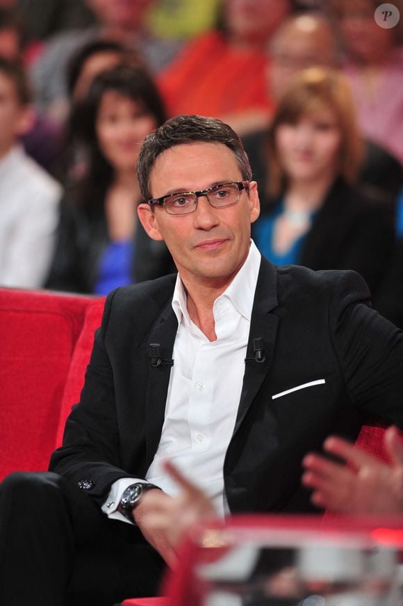 Julien Courbet lors de l'enregistrement de Vivement Dimanche le 24 avril 2012 à Paris, France. Photo by Max Colin/ABACAPRESS.COM
