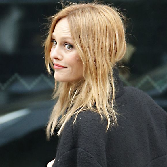 Vanessa Paradis - Arrivées et sorties du défilé Chanel Haute-Couture 2022 au Grand Palais Ephémère dans le cadre de la Fashion Week de Paris, France, le 25 janvier 2022. © Christophe Aubert via Bestimage