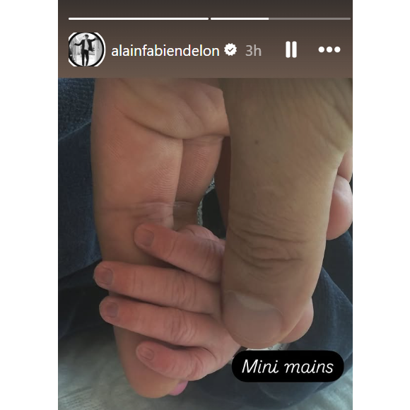 Alain-Fabien Delon et Laura Bensadoun sont parents : leur petite Romy est née