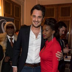 Vincent Cerutti et Hapsatou Sy - Couture Ball by Langman Events" Closing Fashion week  en Présence de Madame A.  Laffont aux platines au Mona Bismarck American Center à Paris , le 26 janvier 2018. © Pierre Perusseau/Bestimage