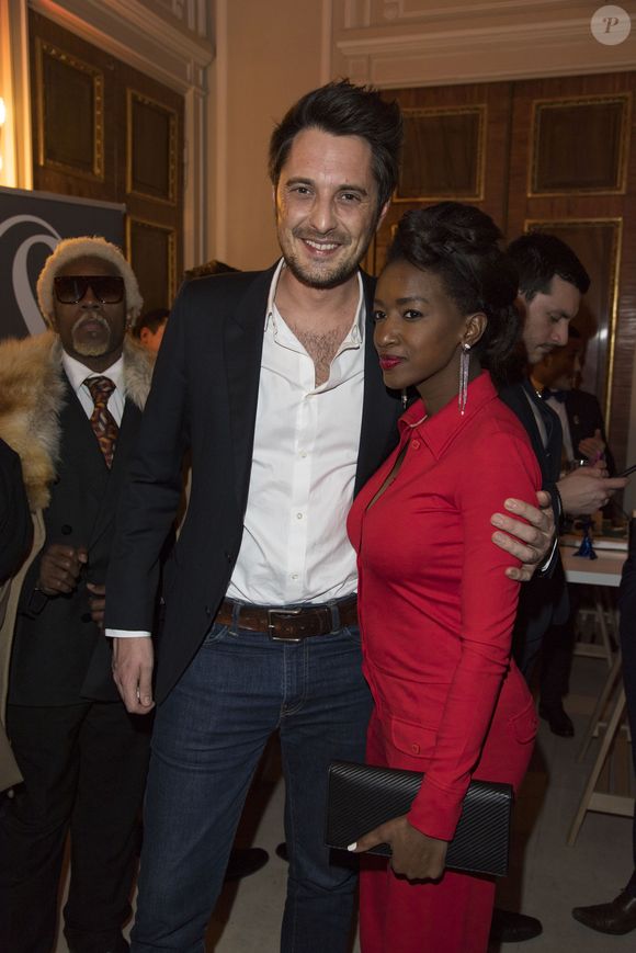 Vincent Cerutti et Hapsatou Sy - Couture Ball by Langman Events" Closing Fashion week  en Présence de Madame A.  Laffont aux platines au Mona Bismarck American Center à Paris , le 26 janvier 2018. © Pierre Perusseau/Bestimage