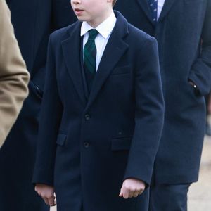 Prince George - La famille royale britannique se rend à la messe de Noël à Sandringham le 25 décembre 2024.