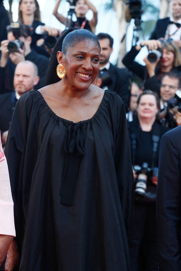 Marie-José Pérec - Montée des marches du film « Marcello Mio » lors du 77ème Festival International du Film de Cannes, au Palais des Festivals à Cannes. Le 21 mai 2024 © Christophe Clovis / Bestimage