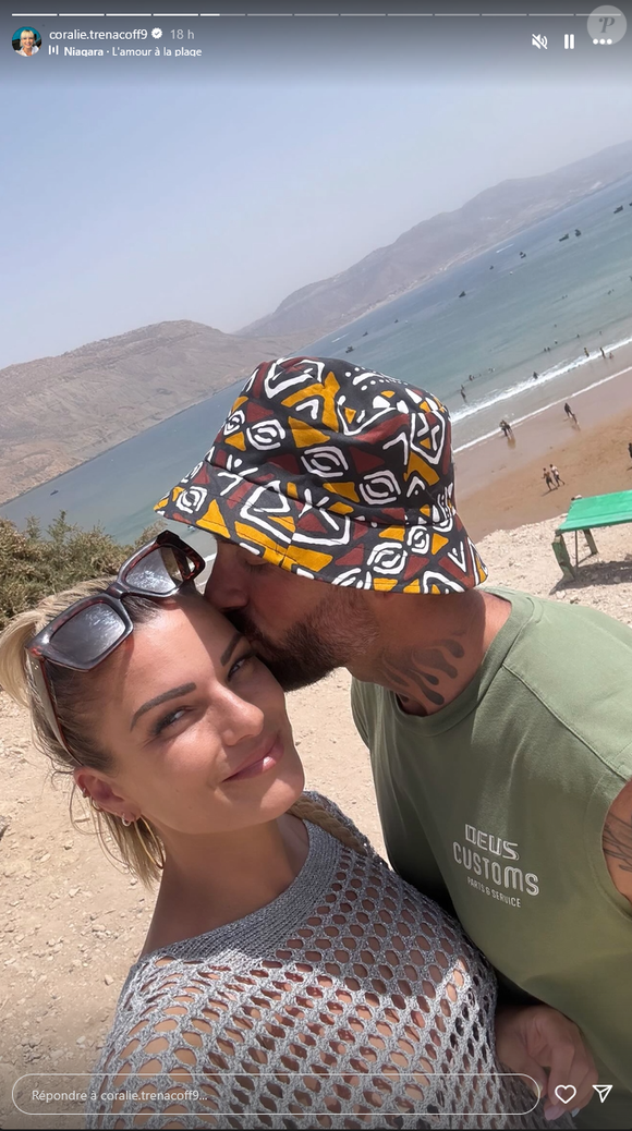 Coralie et Mickaël le 16 août 2025 © Instagram