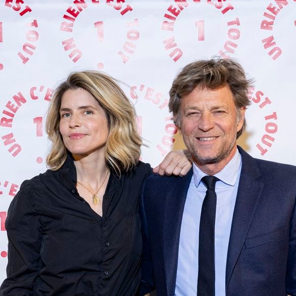 Alice Taglioni, Laurent Delahousse au photocall des invités au dîner de gala de l'association "Un rien c'est tout" au musée de l'armée aux Invalides à Paris le 7 mars 2024.
© Cyril Moreau / Bestimage