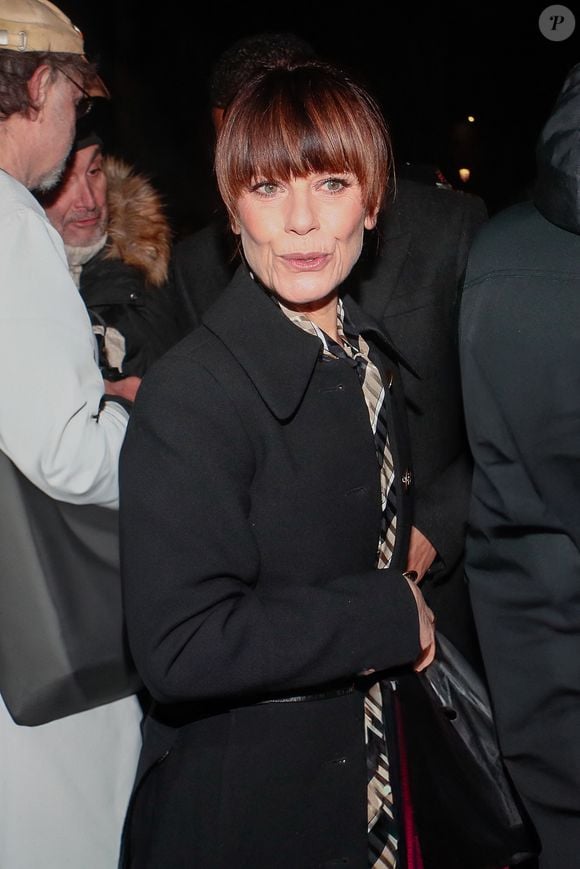 Exclusif - Marina Foïs - Arrivées au dîner des Révélations des César 2025 à L'Élysée Montmartre à Paris, France, le 20 janvier 2025.  © Christophe Clovis / Bestimage