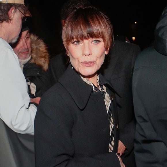 Exclusif - Marina Foïs - Arrivées au dîner des Révélations des César 2025 à L'Élysée Montmartre à Paris, France, le 20 janvier 2025.  © Christophe Clovis / Bestimage