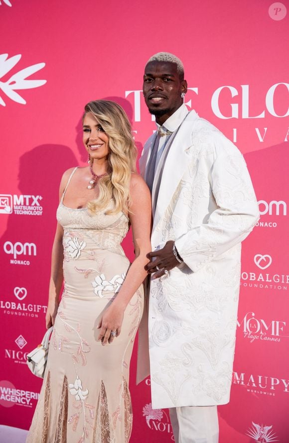 Paul Pogba et sa femme Zulay Pogba - Photocall de la soirée du "Global Gift Gala" lors du 78ème Festival International du Film de Cannes le 19 mai 2025.
© Toni C via Bestimage