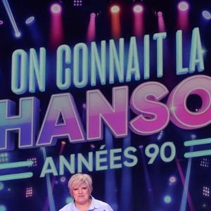 Exclusif - Laurence Boccolini, lors de l'enregistrement de l'émission On Connait La Chanson Années 90, présentée par L.Boccolini et diffusée le 19 mai 2026 sur W9, à Paris, France, le 8 avril 2026. © Jack Tribeca/Bestimage