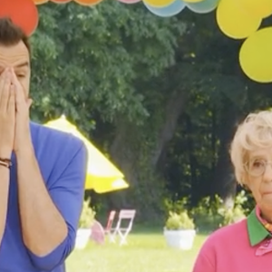 Cyril Lignac et Mercotte dans "Le Meilleur Pâtissier" sur M6.