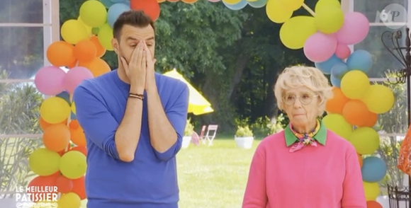 Cyril Lignac et Mercotte dans "Le Meilleur Pâtissier" sur M6.