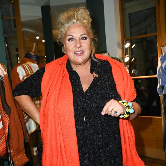 Exclusif - Marianne James - Vernissage de l'exposition de la collection "(Re) Born" de Nathalie Garçon et Emile Garçon dans la boutique de la Galerie Vivienne à Paris. Le 17 septembre 2021
© Coadic Guirec / Bestimage