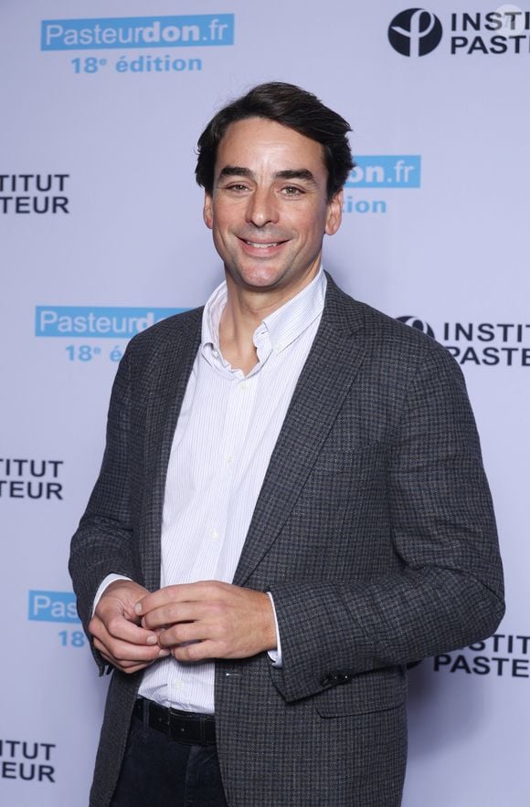Julian Bugier - Soirée de lancement de la18ème édition du "Pasteurdon" à l'institut Pasteur de Paris le 9 octobre 2024. © Denis Guignebourg/BestImage