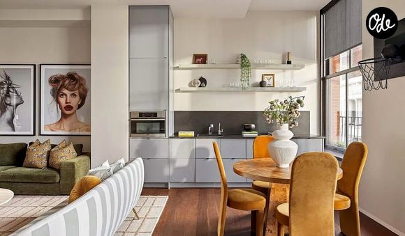 Thierry Henry, légende du football français, a mis en vente son luxueux penthouse de New York, acheté en 2010 au moment de sa signature aux Red Bulls, contre 25 millions de dollars (22 millions d'euros). © Sotheby's via Bestimage