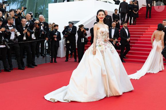 Elaine Zhong - Montée des marches du film « Dossier 137 » lors du 78ème Festival International du Film de Cannes, au Palais des Festivals à Cannes. Le 15 mai 2025
© Olivier Borde / Bestimage