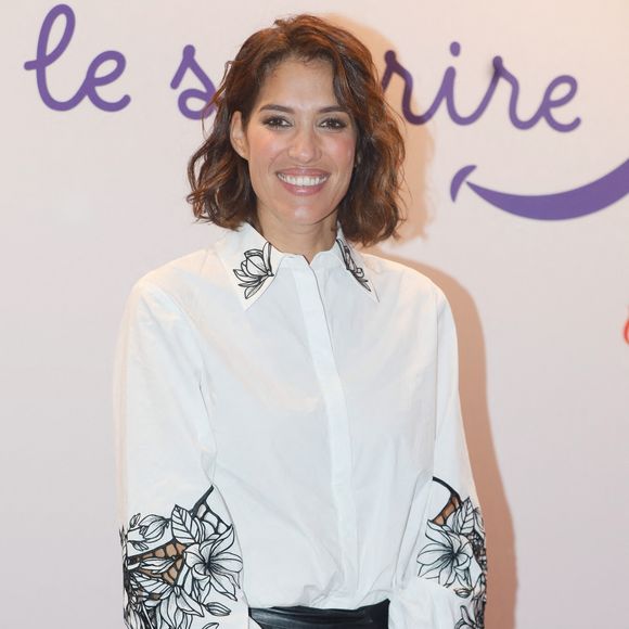Laurie Cholewa - Avant-première du clip "Je garde le sourire" réalisé pour l’Association Laurette Fugain dans le cadre de sa nouvelle campagne de sensibilisation au cinéma Mac Mahon à Paris le 15 octobre 2024.  Christophe Clovis / Bestimage