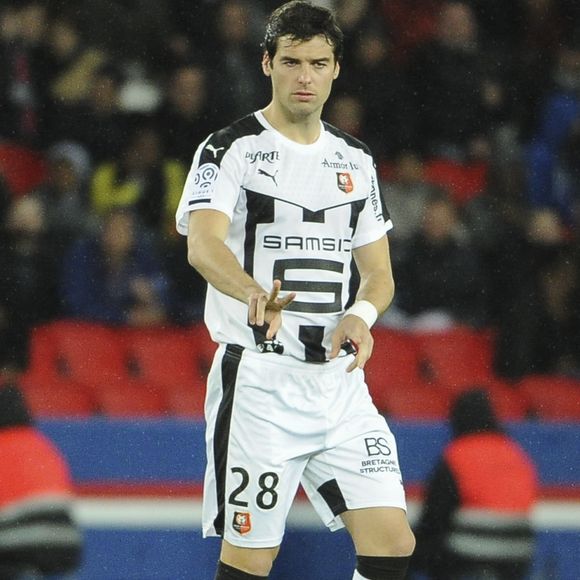 Yoann Gourcuff - Match de football de la 36ème journée de Ligue 1, qui opposait le PSG au Stade Rennais (4-0) au Parc des Princes. Le 29 avril 2016 Pierre Perusseau / Bestimage