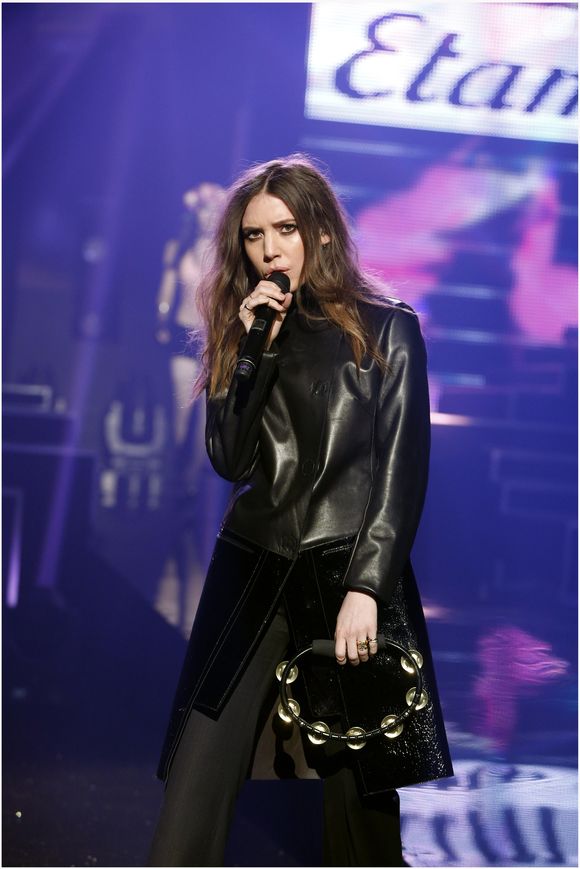 Lykke Li au Etam Live show de la collection lingerie de Natalia Vodianova à la Bourse du Commerce à Paris le 26 février 2013. Crédit Borde-Moreau / Bestimage