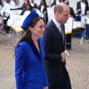 Le prince William, et Catherine (Kate) Middleton lors du service annuel du Commonwealth à l'abbaye de Westminster à Londres, Royaume Uni, le 14 mars 2022.
©Julien Burton / Bestimage