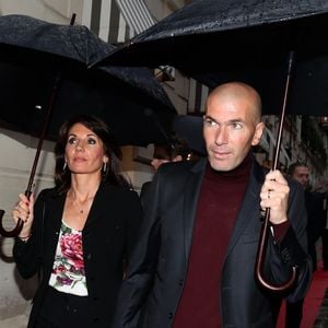 Zinédine Zidane avec sa femme Véronique et leurs enfants Luca et Enzo - A l'occasion des 20 ans de la victoire de l'équipe de France, les bleus 98 se sont rendus à un dîner organisé au Buddha Bar avec les joueurs et leurs familles à Paris, France, le 11 juin 2018.