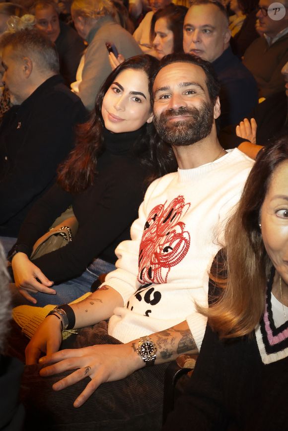 Exclusif - Ycare et sa femme Rina - Célébrités au concert de Dany Brillant à l'Olympia à Paris le 15 février 2026. Après 3 ans d'absence en live Dany est à nouveau sur scène pour un show " BEST OF TOUR " de ses plus grands titres ! En passant du jazz de Saint-Germain, à la dolce vita de Rome sans oublier Cuba et sa salsa entêtante ! Un show explosif et unique a ne pas rater. Après son passage à la salle Pleyel à Paris (Complet), il était de nouveau en concert à Paris, le dimanche 15 février à l'Olympia (Complet). Actuellement en tournée en France. © Jack Tribeca/Bestimage