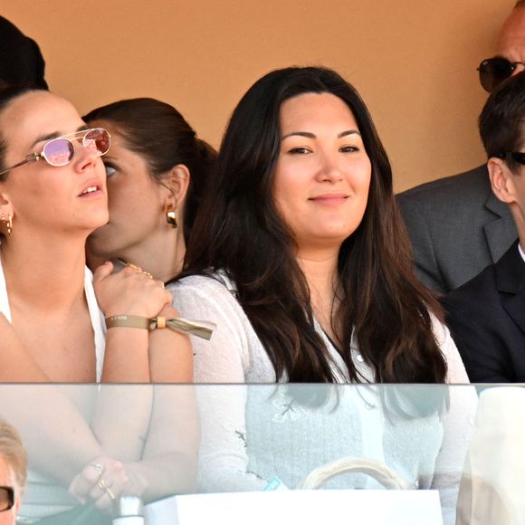 Pauline Ducruet, Marie et Louis Ducruet lors de la finale du Rolex Masters 1000 de Monte-Carlo à Roquebrune-Cap-Martin le 14 avril 2024.

© Bruno Bebert / Bestimage