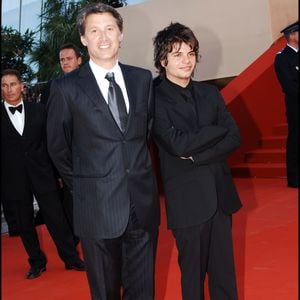Archives - Louis de Caunes et Antoine de Caunes, lors du 59ème Festival de Cannes 2006.