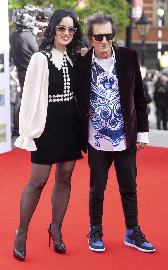 Ronnie Wood et sa femme Sally Humphreys assistent à A King's Trust Celebration, une soirée spéciale au Royal Albert Hall célébrant le 50e anniversaire du King's Trust. Photo par GOFF  / BESTIMAGE