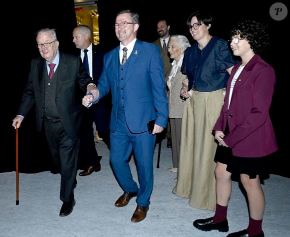 Le roi Albert II et la reine Paola assistent à l'inauguration officielle de l'Institut Roi Albert II aux Cliniques universitaires Saint-Luc à Woluwe-Saint-Lambert, le 25 septembre 2025. D'ici fin septembre 2025, ce nouvel institut regroupera toutes les activités d'oncologie et d'hématologie, à proximité immédiate du bâtiment principal des Cliniques universitaires Saint-Luc. © Photonews / Bestimage