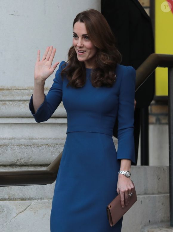 Catherine Kate Middleton, la duchesse de Cambridge visite l'Imperial War Museum à Londres pour consulter des lettres de famille datant de la première guerre mondiale. Le 31 octobre 2018. Ce sont des lettres concernant les trois frères de son arrière-grand-mère. Backgrid UK/ Bestimage