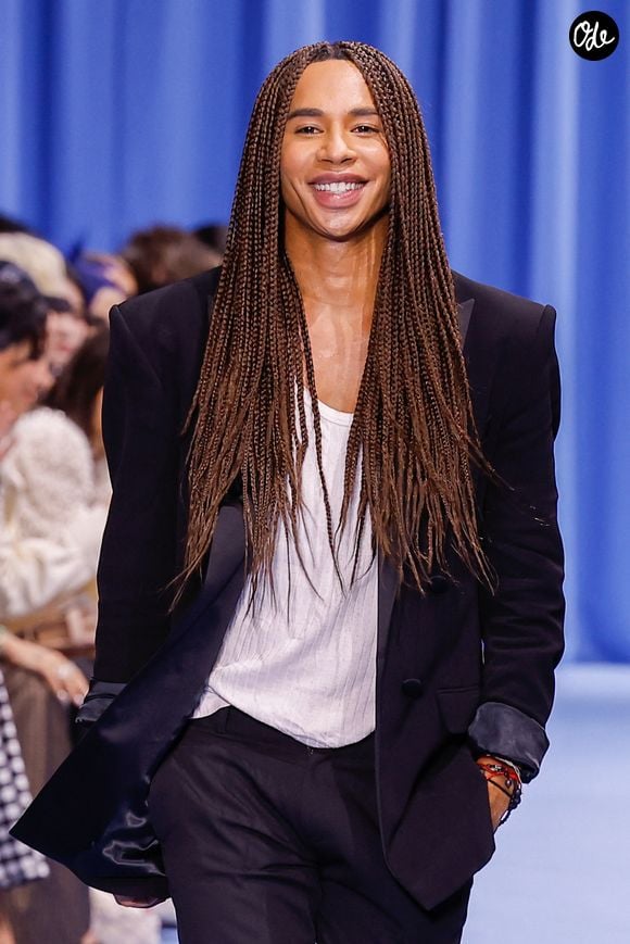Fashion designer Olivier Rousteing lors du défilé de mode prêt-à-porter Balmain Printemps/été 2024 lors de la Fashion Week de Paris (PFW) à Paris, France, le 28 septembre 2023. Agence / Bestimage