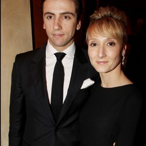 Audrey Lamy et Thomas Sabatier au Fouquet's après la 36ème cérémonie des Césars.