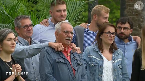 Les proches des deux finalistes de Top Chef, lors de la grande finale de la 16ème édition (Capture d'écran M6).