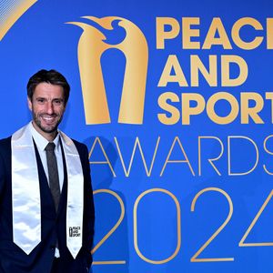 Tony Estanguet, honoré comme Personnalité de l'année, durant la soirée des Peace and Sport Awards dans le cadre du 14eme Forum International Peace and Sport au Musée Océanographique de Monaco, le 3 décembre 2024. © Bruno Bebert/Bestimage